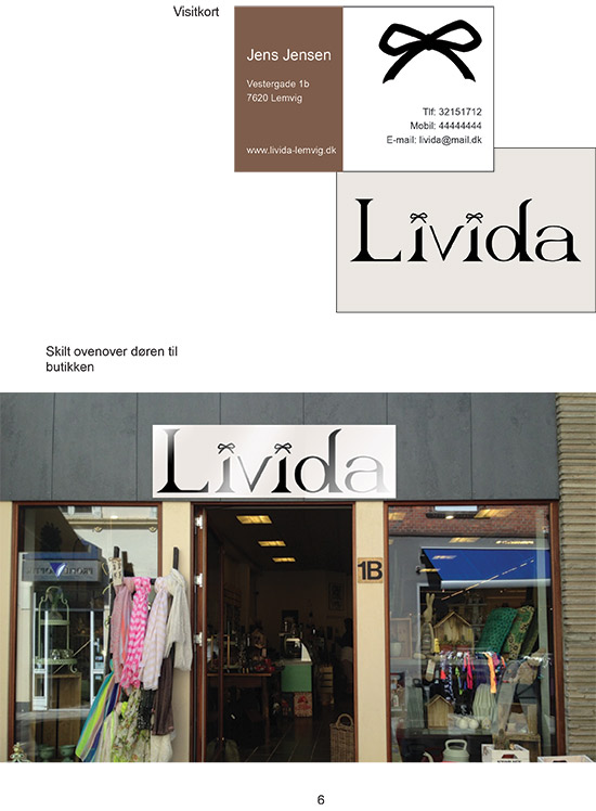 Visuel identitet for Livida